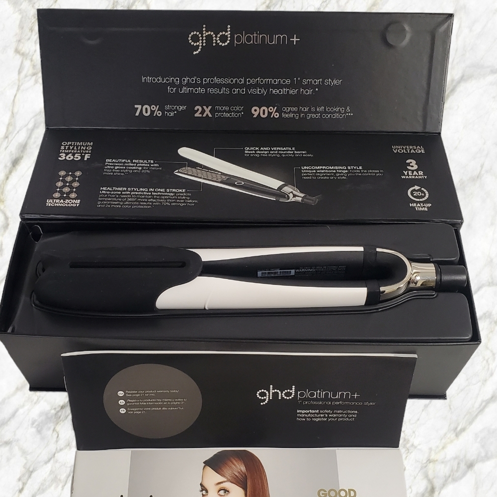 GHD Platinum+ Styler - 1" Flat Iron Professional Performance Hair Styler…